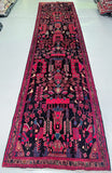 Rare 5m long pure wool handmade vintage Persian Nahavand hall runner rug Perth