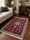 Dense pure wool hand knotted Persian Nain rug 140x90cm Perth