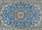 Superfine wool handmade Persian Nain rug 1.8x1.2m Perth