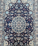 Certified Handmade Persian Nain Rug 210x130cm