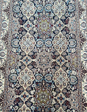 Superfine wool and silk handmade Persian Nain rug 225x129cm Perth