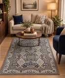 Superfine wool and silk handmade Persian Nain rug 225x129cm