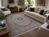 Full room size wool handmade Persian Nain rug 3oox200cm