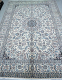 Large room size masterpiece handmade vintage Persian Nain rug 360x255cm Australia