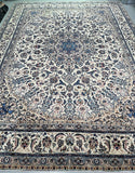 Fine Large Room Size Hand Knotted Vintage Persian Nain Rug 400x295cm Australia
