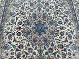 Fine Large Room Size Hand Knotted Vintage Persian Nain Rug 400x295cm Perth