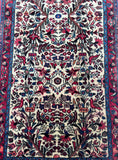 Tree of life design handmade Persian Rudbar hall runner rug 410x85cm Perth