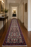 Tree of life design handmade Persian Rudbar hall runner rug 410x85cm Australia