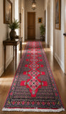 Certified Hand Knotted Persian Hall Runner 360x92cm
