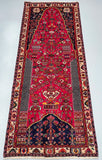 Stunning tree of life design handmade Persian Qashquli hall runner rug