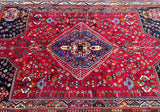 Dense quality wool hand knotted Persian Qashqai Shiraz rug 2.7x1.8m Perth