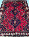 Full Room Size Authentic Handmade Persian Qashqai Shiraz Rug 310x230cm Perth