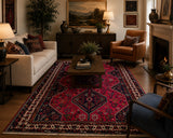 Full Room Size Authentic Handmade Persian Qashqai Shiraz Rug 310x230cm