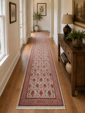 4m long wool and silk handmade Persian Tabriz hall runner rug Australia