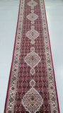 5m Long wool Hand Knotted Oriental Jaipur Hall Runner Rug Adelaide