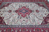 Large room size wool hand knotted Persian Tabriz rug 3.5x2.5m Australia