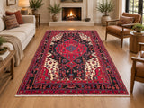 Full room size wool handmade village Persian Tuserkan rug 2.8x1.7m Perth