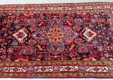 Hand Knotted Tribal Persian Tuserkan Rug: This stunning rug is not only suitable for a full room size but can also be used as a wide corridor piece or a room size rug.
