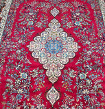 Vintage Persian Yazd Rug 3.8x3m