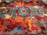 Luxury Transitional Afghan Mamluk Rug 3.8x2.7m Perth