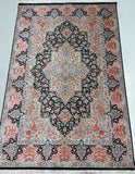 Masterpiece Authentic Handmade Persian Qum Silk Rug Signed Perth