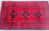 Gorgeous Coffee Table Size Authentic Handmade Afghan Kunduz Rug