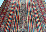 Large Room Size Shawl Design Handmade Afghan Super Kazak Rug 3x2.5m Sydney