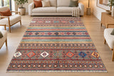 Full Room Size Shawl Design Hand Knotted Afghan Super Kazak Rug 3x2m Perth