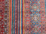 Certified Handmade Afghan Rug 276x182cm Australia