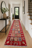 3m Garden Design Afghan Super Kazak Hall Runner