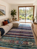 Pure wool contemporary Shawl design handmade Afghan Royal Kazak rug 253x145cm Perth