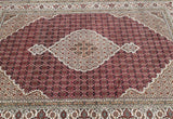 Full Room Size Hand Knotted Oriental Tabriz Mahi Rug 308x203cm Sydney