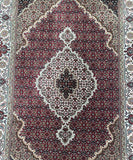 Pure Wool Handmade Indian Jaipur Mahi Tabriz Rug 182x122cm Australia