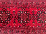 2.9m Long Handmade Tribal Afghan Kunduz Hall Runner Rug Shoparug