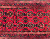 Durable Handmade Tribal Afghan Kunduz Hall Runner Rug 377x81cm Australia