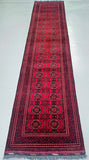 3.8m Long Durable Handmade Tribal Afghan Kunduz Hall Runner Rug Perth
