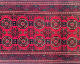 3.8m Long Durable Handmade Tribal Afghan Kunduz Hall Runner Rug Shoparug
 