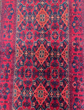 Superb 3m Hand Knotted Afghan Khamyab Hall Runner Perth