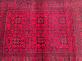 Fine Lamb’s Wool Hand Knotted Afghan Khamyab Rug 202x147cm Shoparug