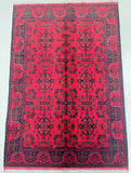 Certified Hand Knotted Afghan Rug 147x100cm Perth