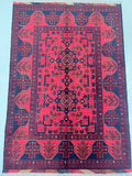 Pure Wool Handmade Afghan Khal Rug 150x100cm Australia