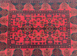 Pure Wool Handmade Afghan Khal Rug 150x100cm Perth