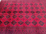 Large Room Size Authentic Handmade Afghan Khamyab Rug 347x243cm Melbourne