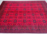 Stunning Large Room Size Authentic Hand Knotted Tribal Afghan Kunduz Rug Australia