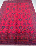 Certified Handmade Design Afghan Rug 345x246cm Perth