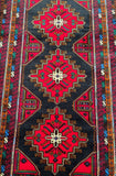 Vintage Afghan Balouchi Rug 2x1.2m At Persian Rug Warehouse WA in Perth.