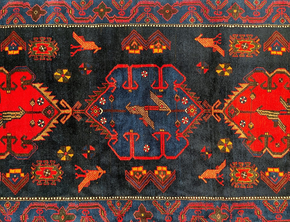 3.1m Tribal Persian Meshkin Hall Runner