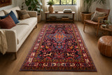 Full room size tribal hand knotted Persian Tuserkan rug 295x160cm Perth