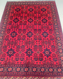 Full room size wool handmade vintage Afghan Kunduz rug 287x210cm Perth