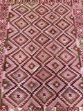 Vintage Afghan Meymaneh Kilim Rug 2.8x2.3m